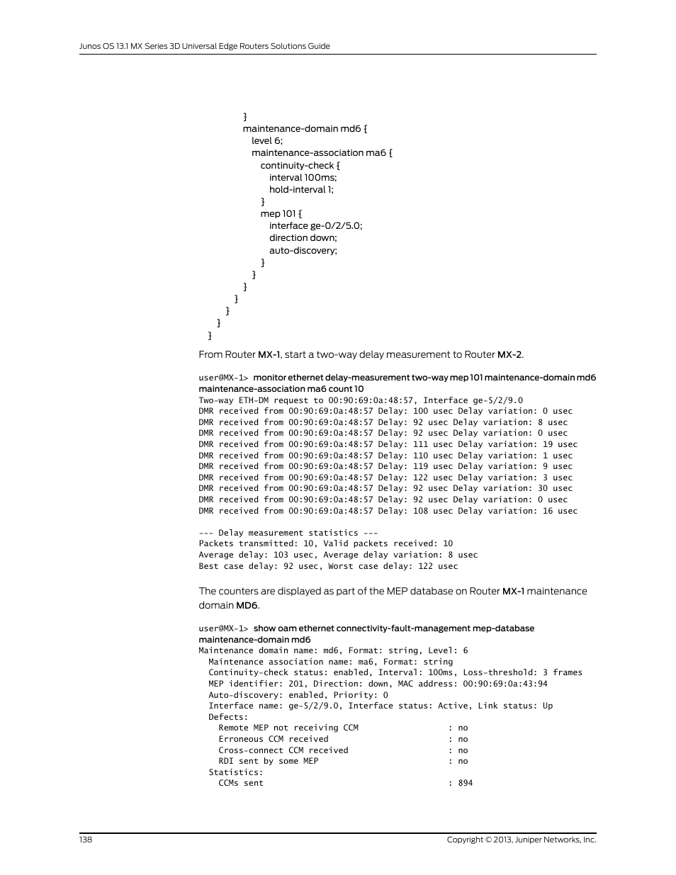 Juniper Networks JUNOS OS 10.4 User Manual | Page 158 / 208