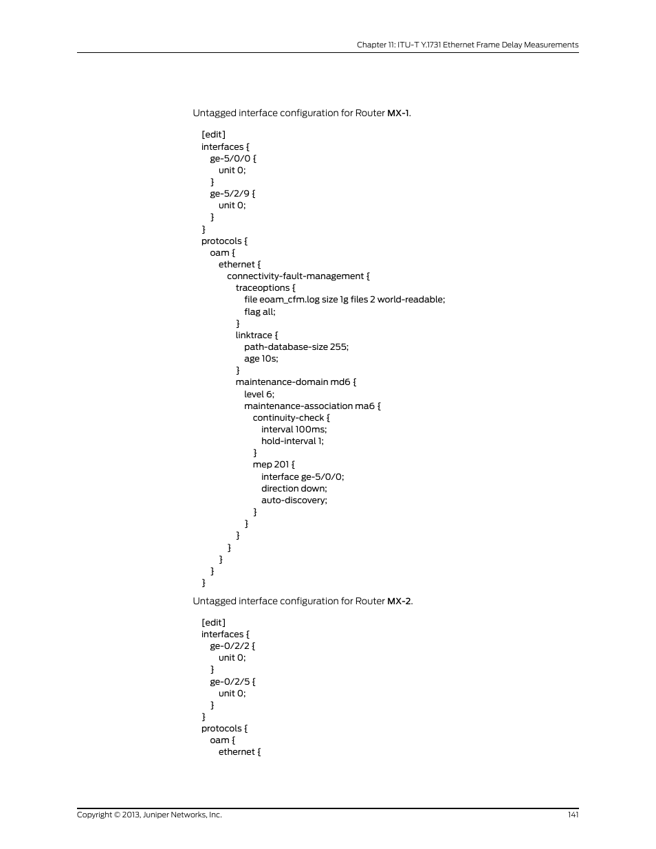 Juniper Networks JUNOS OS 10.4 User Manual | Page 161 / 208