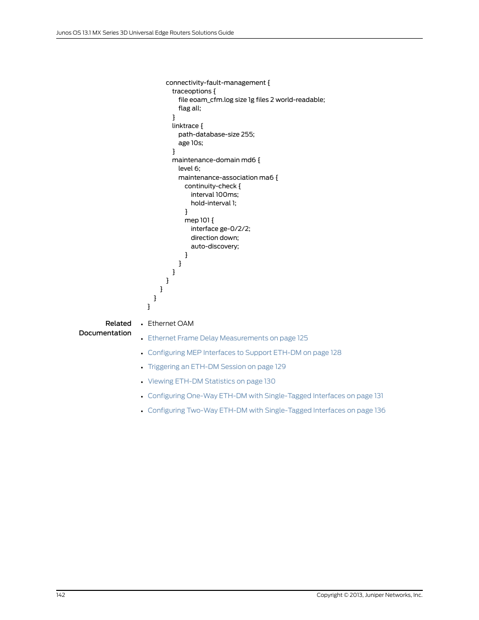 Juniper Networks JUNOS OS 10.4 User Manual | Page 162 / 208