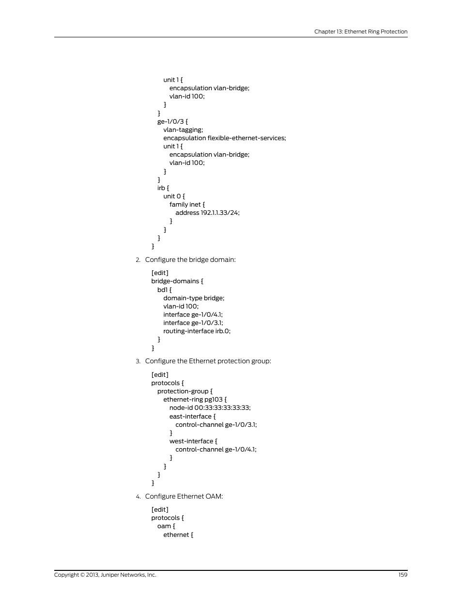 Juniper Networks JUNOS OS 10.4 User Manual | Page 179 / 208