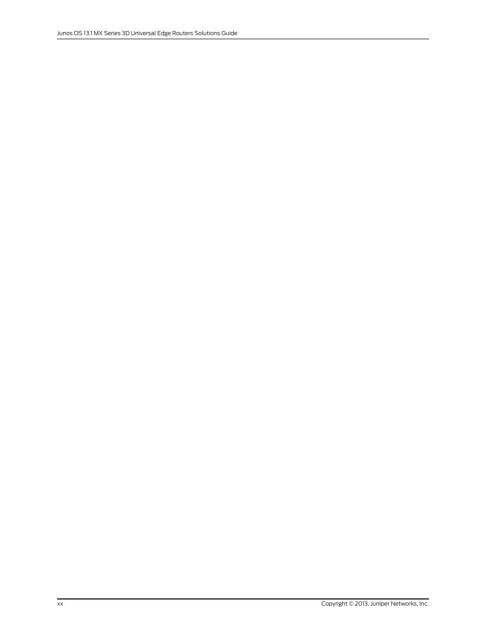 Juniper Networks JUNOS OS 10.4 User Manual | Page 20 / 208