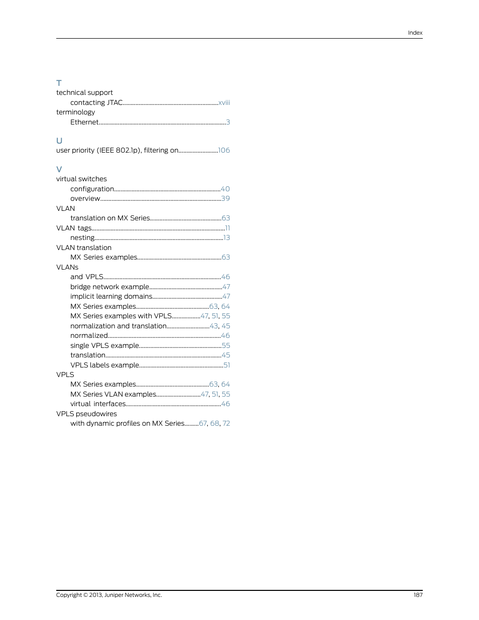 Juniper Networks JUNOS OS 10.4 User Manual | Page 207 / 208
