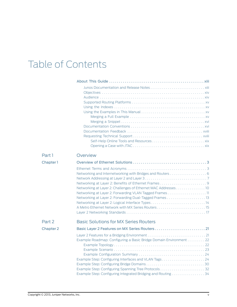 Juniper Networks JUNOS OS 10.4 User Manual | Page 5 / 208