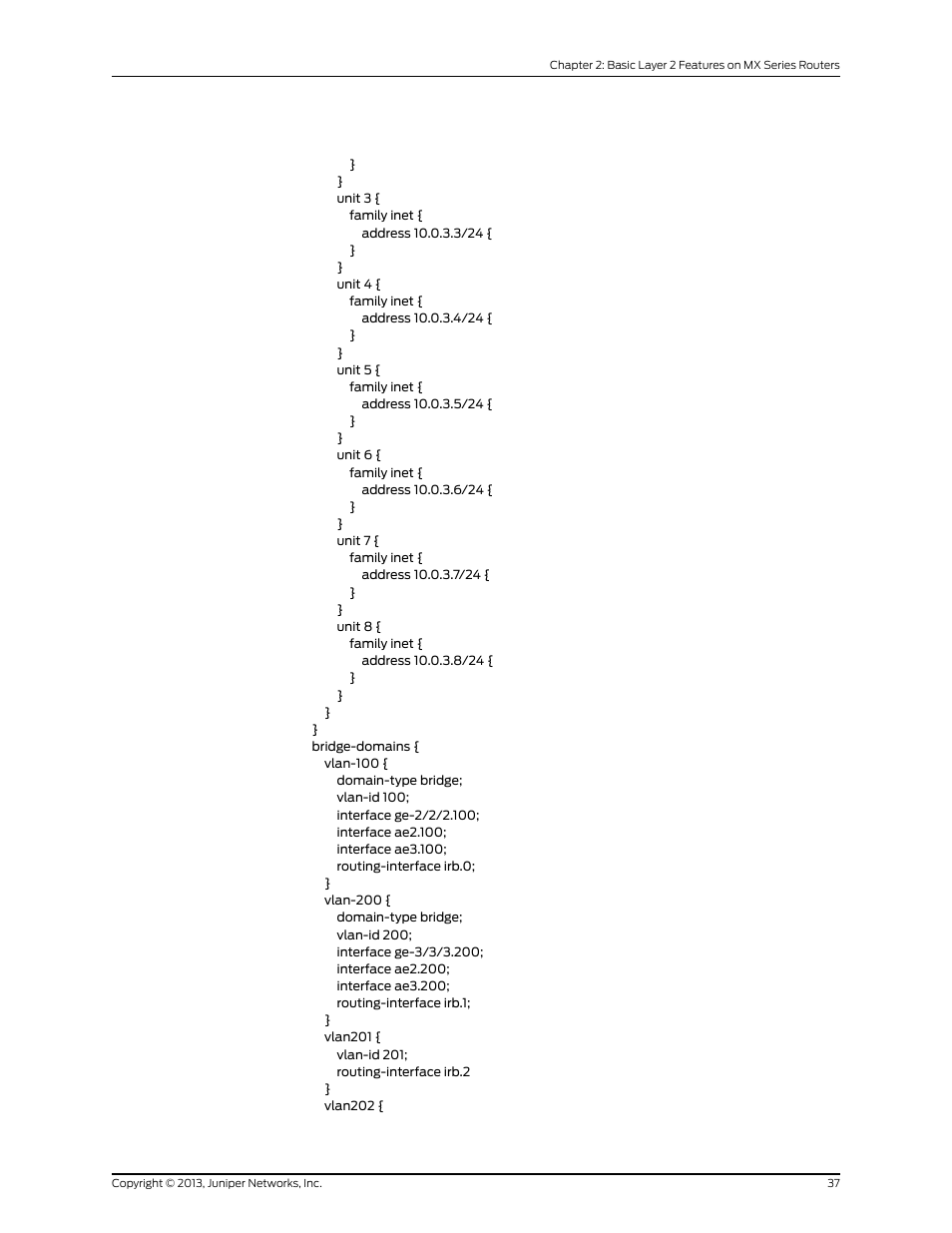 Juniper Networks JUNOS OS 10.4 User Manual | Page 57 / 208
