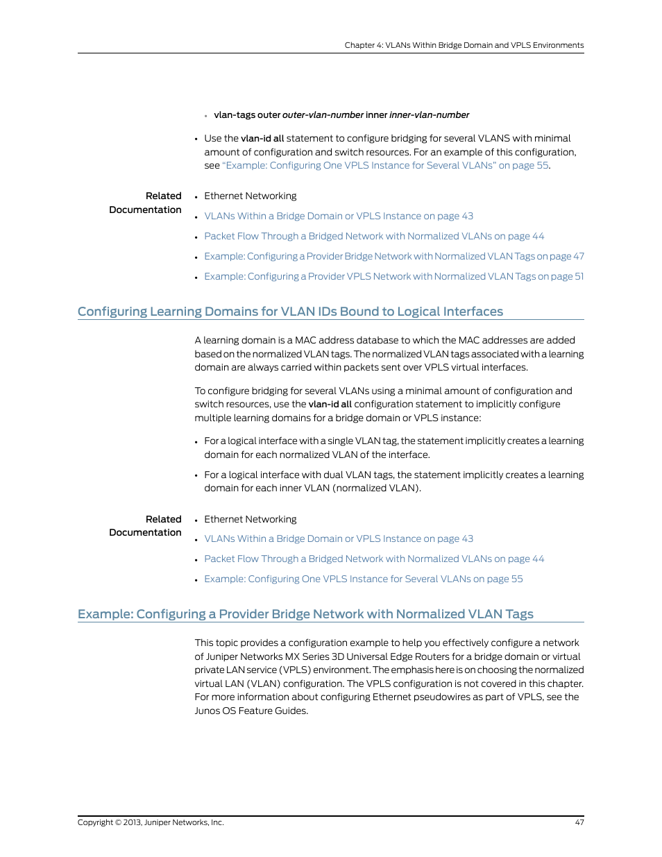 Juniper Networks JUNOS OS 10.4 User Manual | Page 67 / 208