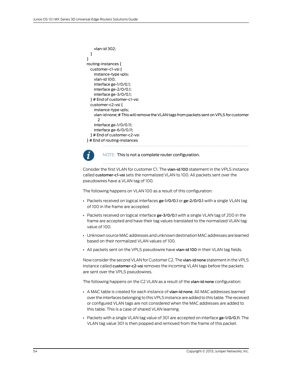 Juniper Networks JUNOS OS 10.4 User Manual | Page 74 / 208