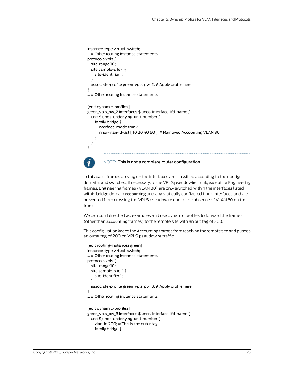 Juniper Networks JUNOS OS 10.4 User Manual | Page 95 / 208