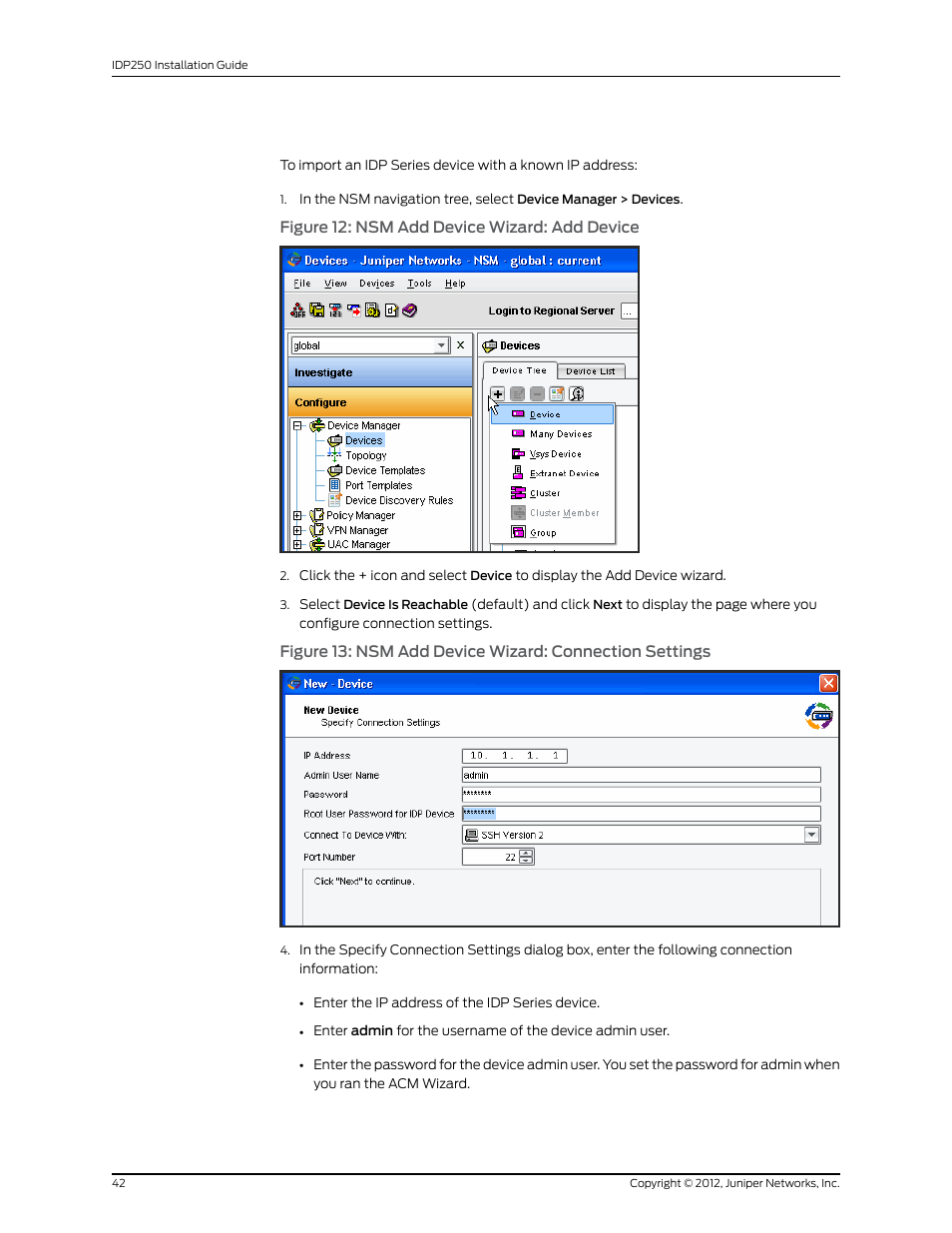 Juniper Networks IDP SERIES IDP250 User Manual | Page 54 / 78