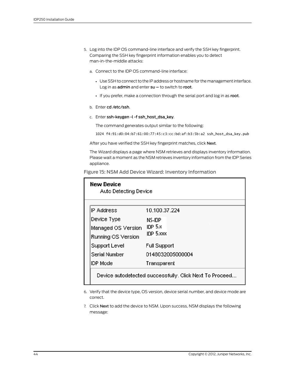 Juniper Networks IDP SERIES IDP250 User Manual | Page 56 / 78