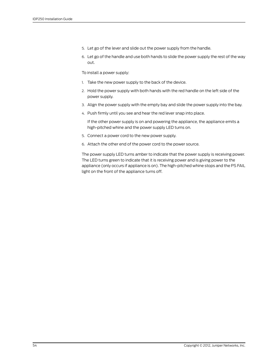 Juniper Networks IDP SERIES IDP250 User Manual | Page 66 / 78