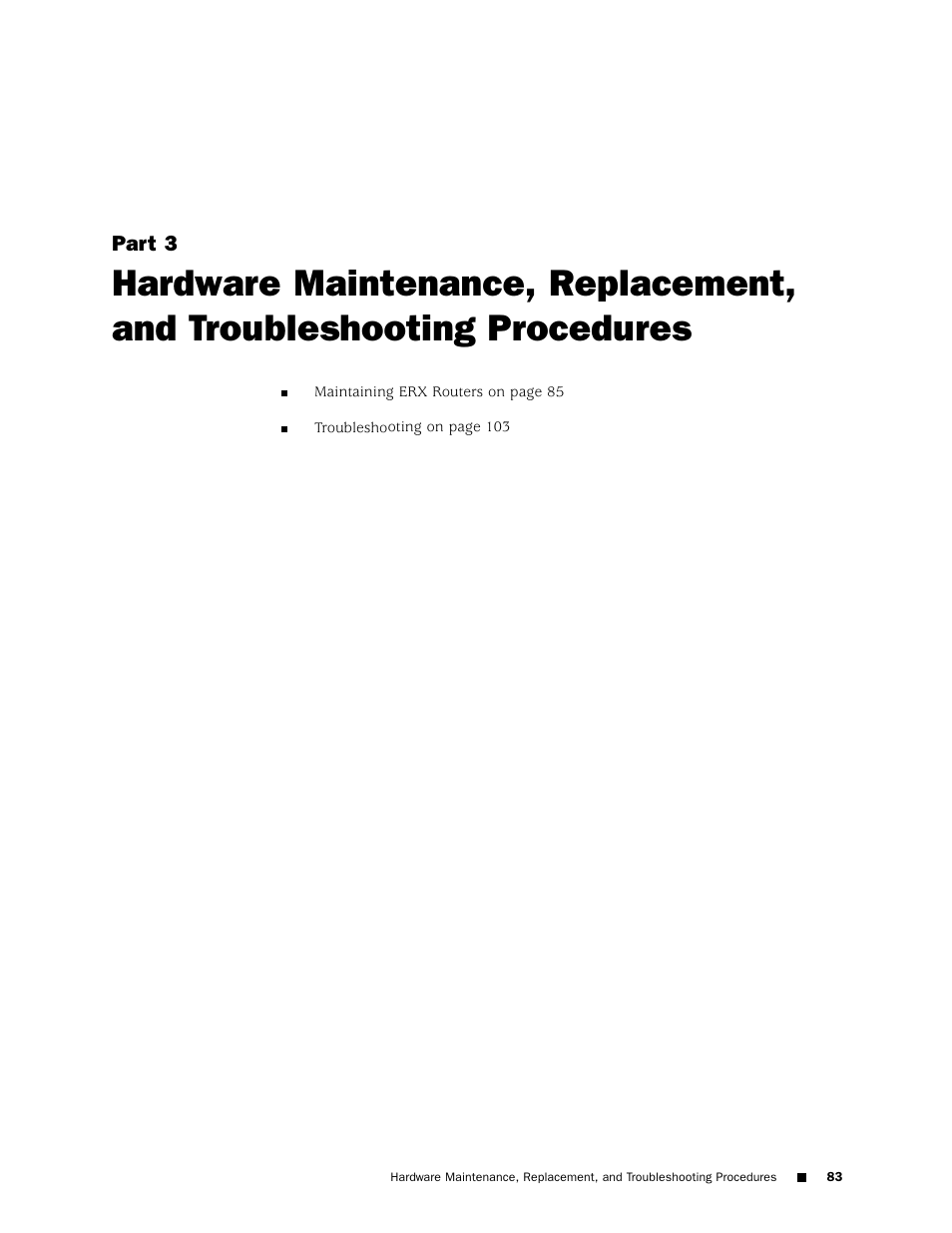 Juniper Networks ERX Hardware 8 User Manual | Page 101 / 183