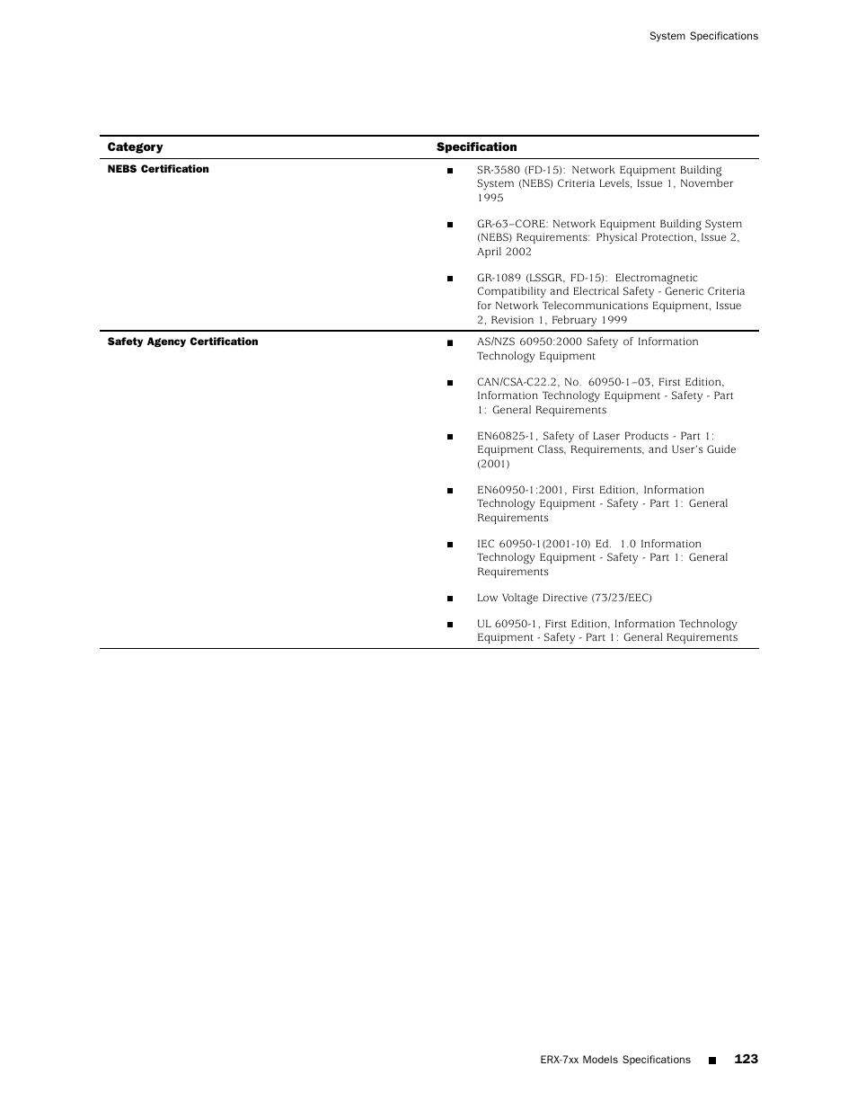 Juniper Networks ERX Hardware 8 User Manual | Page 141 / 183