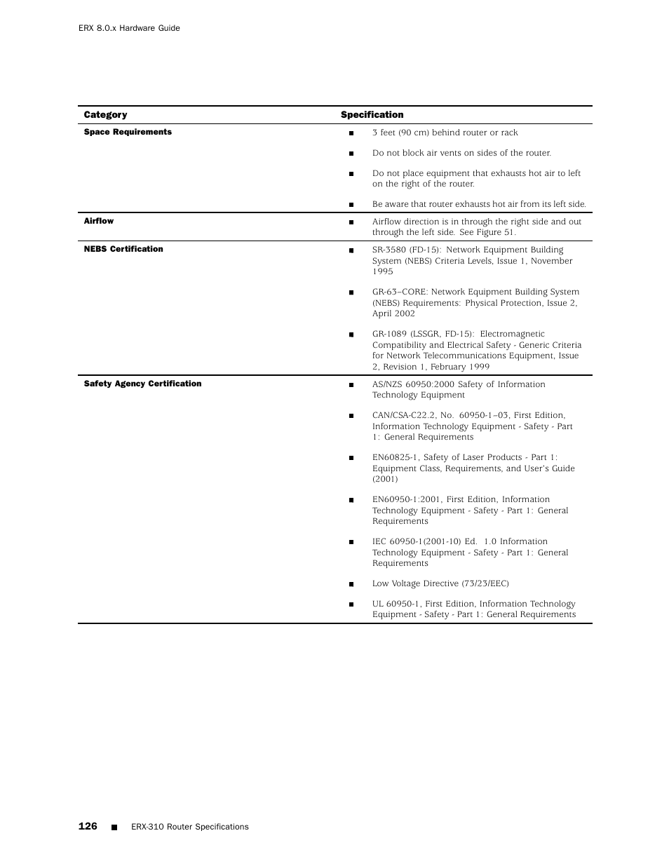 Juniper Networks ERX Hardware 8 User Manual | Page 144 / 183