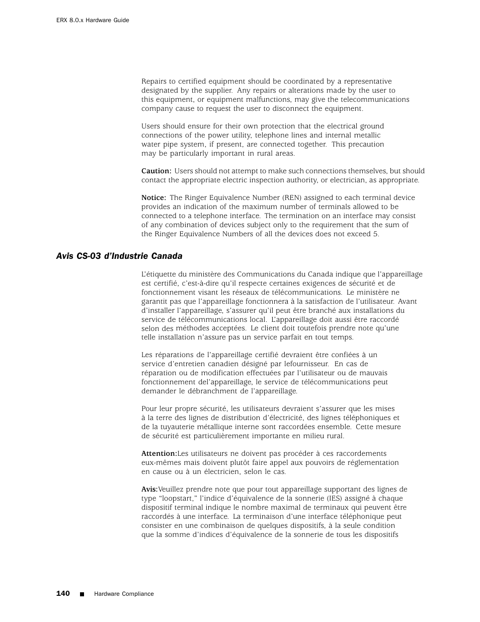 Juniper Networks ERX Hardware 8 User Manual | Page 158 / 183