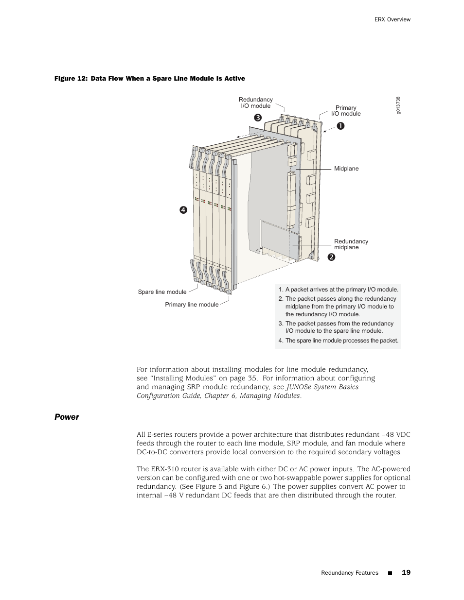 Power | Juniper Networks ERX Hardware 8 User Manual | Page 37 / 183
