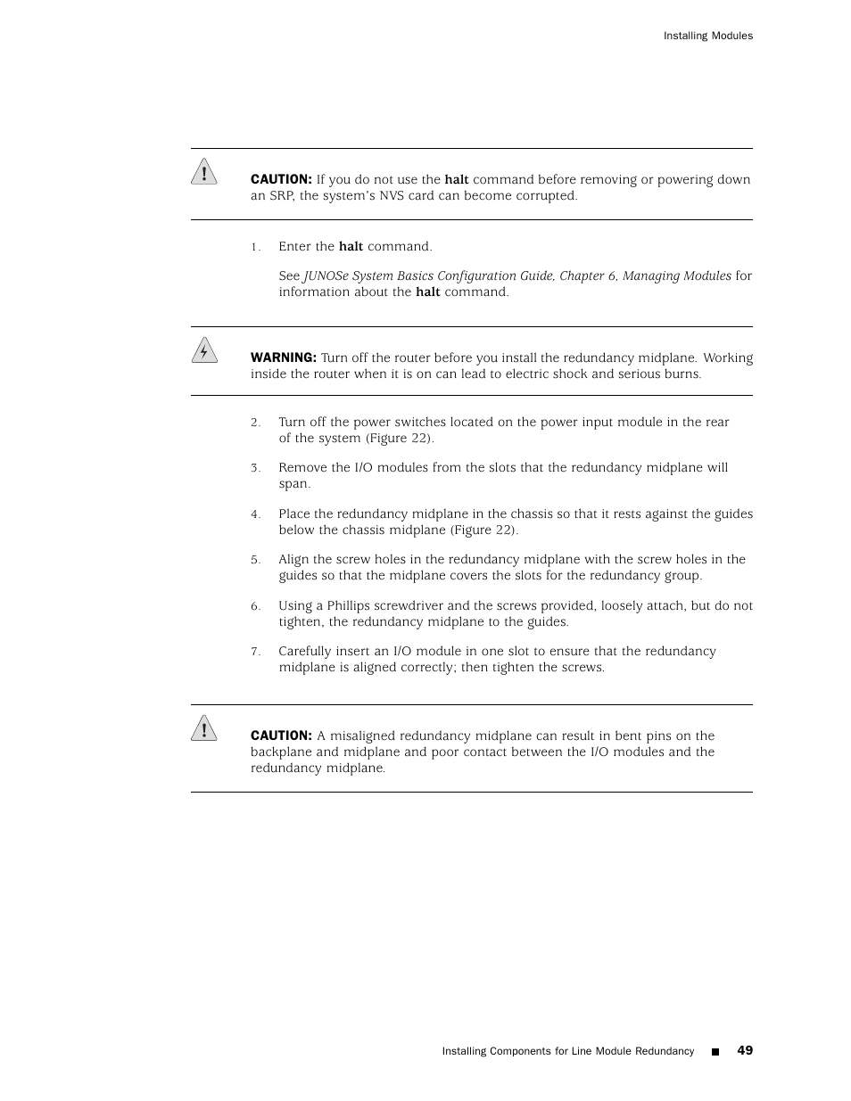 Juniper Networks ERX Hardware 8 User Manual | Page 67 / 183