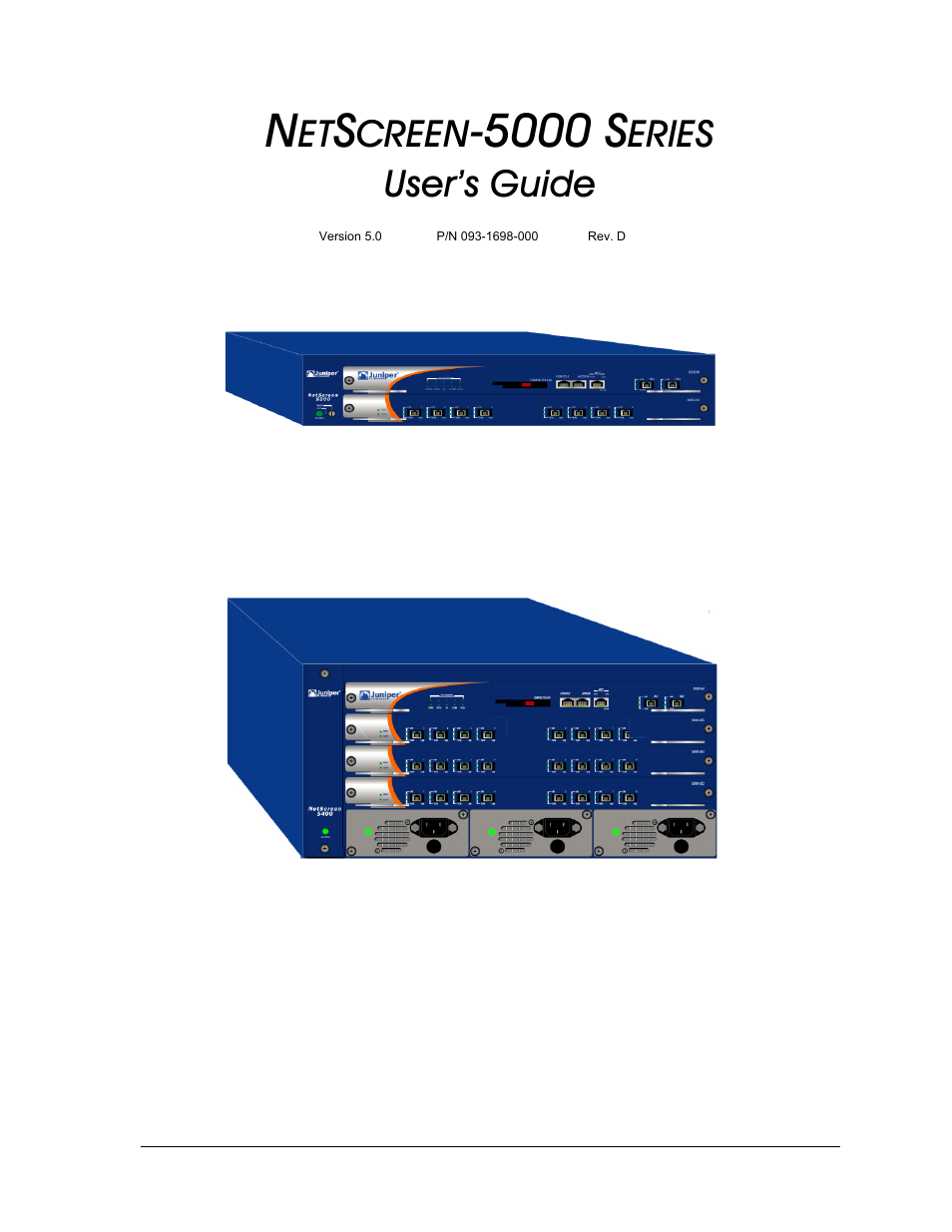 Juniper Networks 5000 User Manual | 66 pages