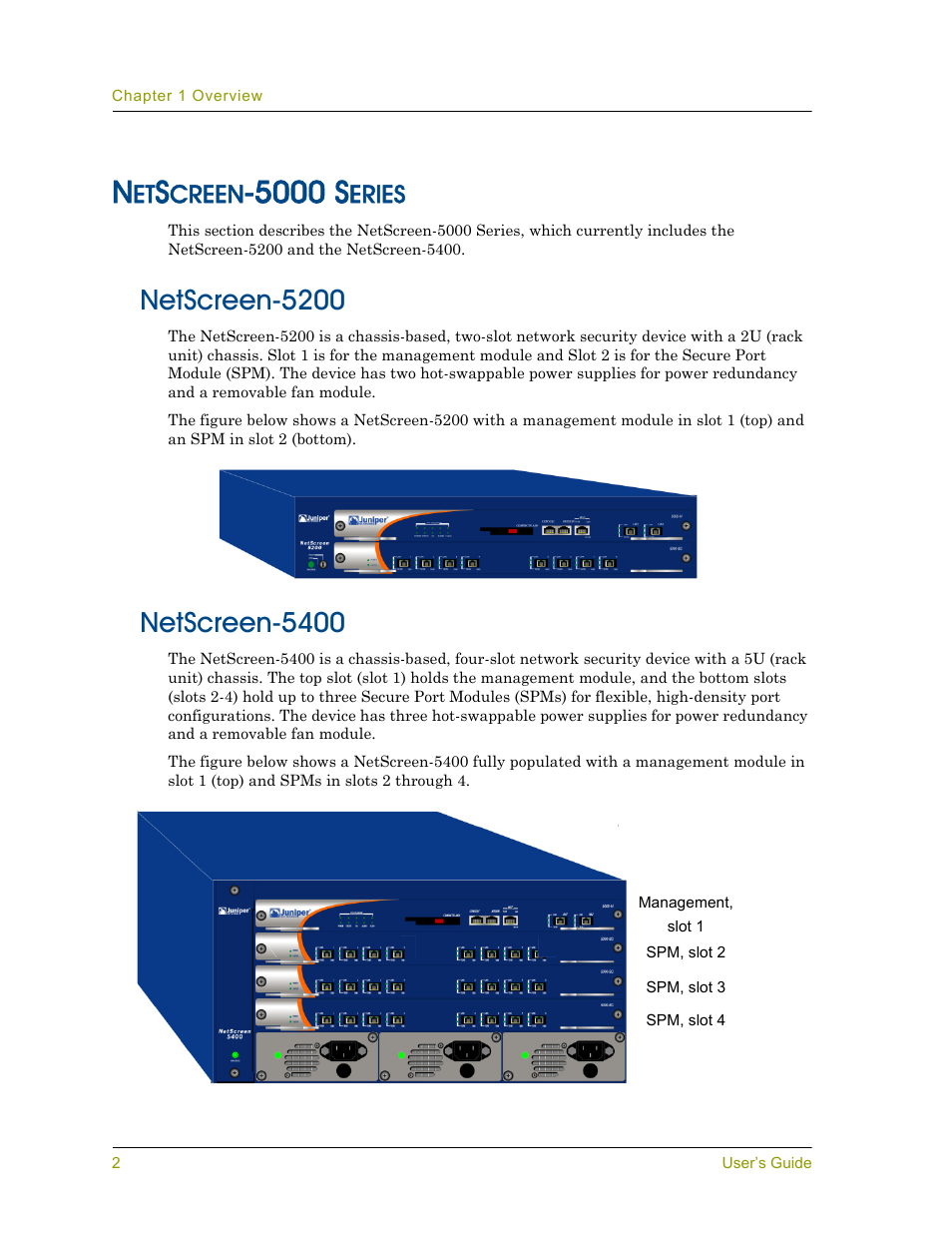 Netscreen-5000 series, Netscreen-5200, Netscreen-5400 | Netscreen-5200 netscreen-5400, 5000 s, Creen, Eries | Juniper Networks 5000 User Manual | Page 10 / 66