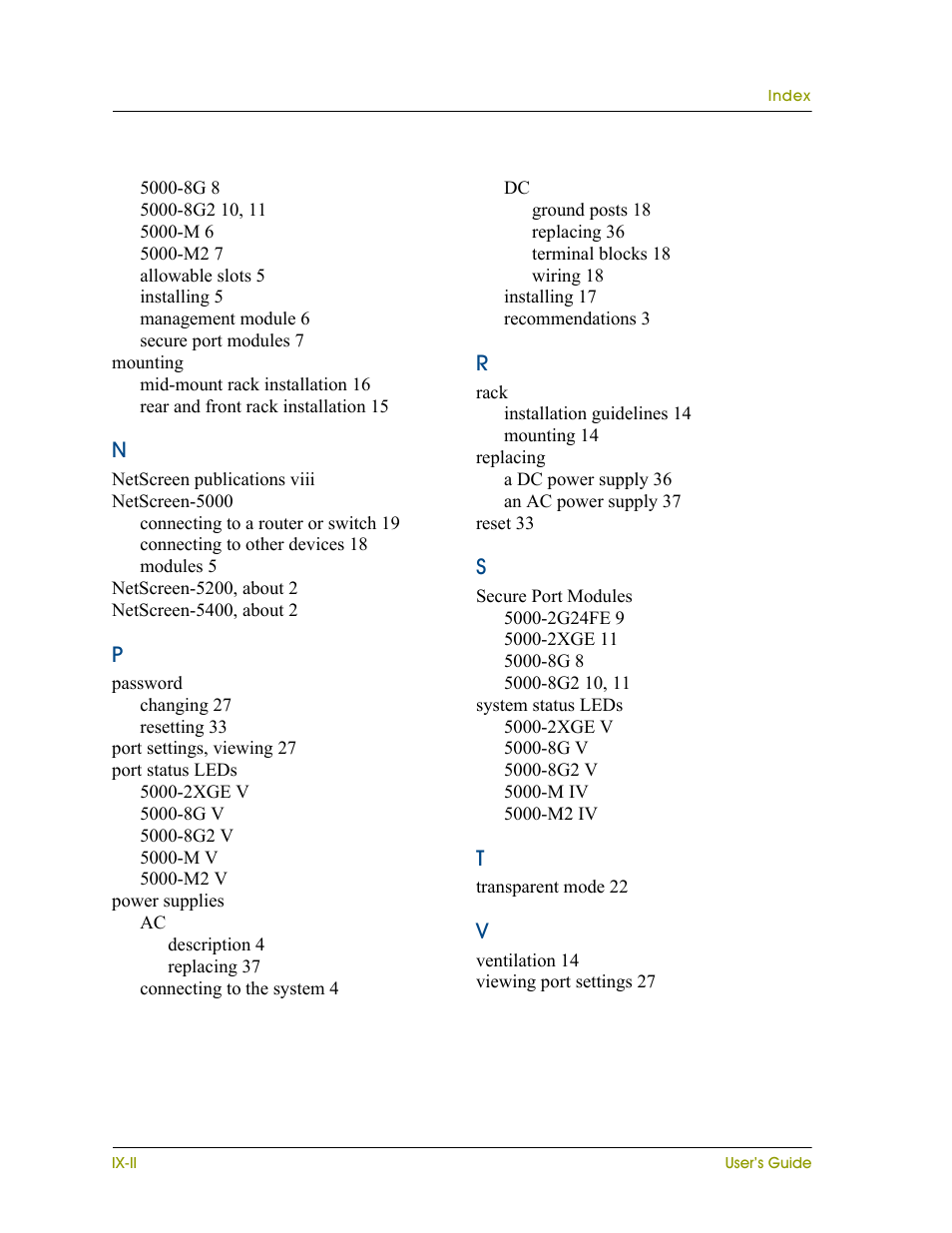 Juniper Networks 5000 User Manual | Page 66 / 66