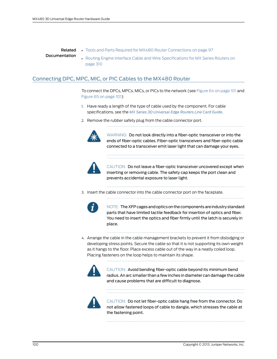 Juniper Networks MX480 User Manual | Page 124 / 366