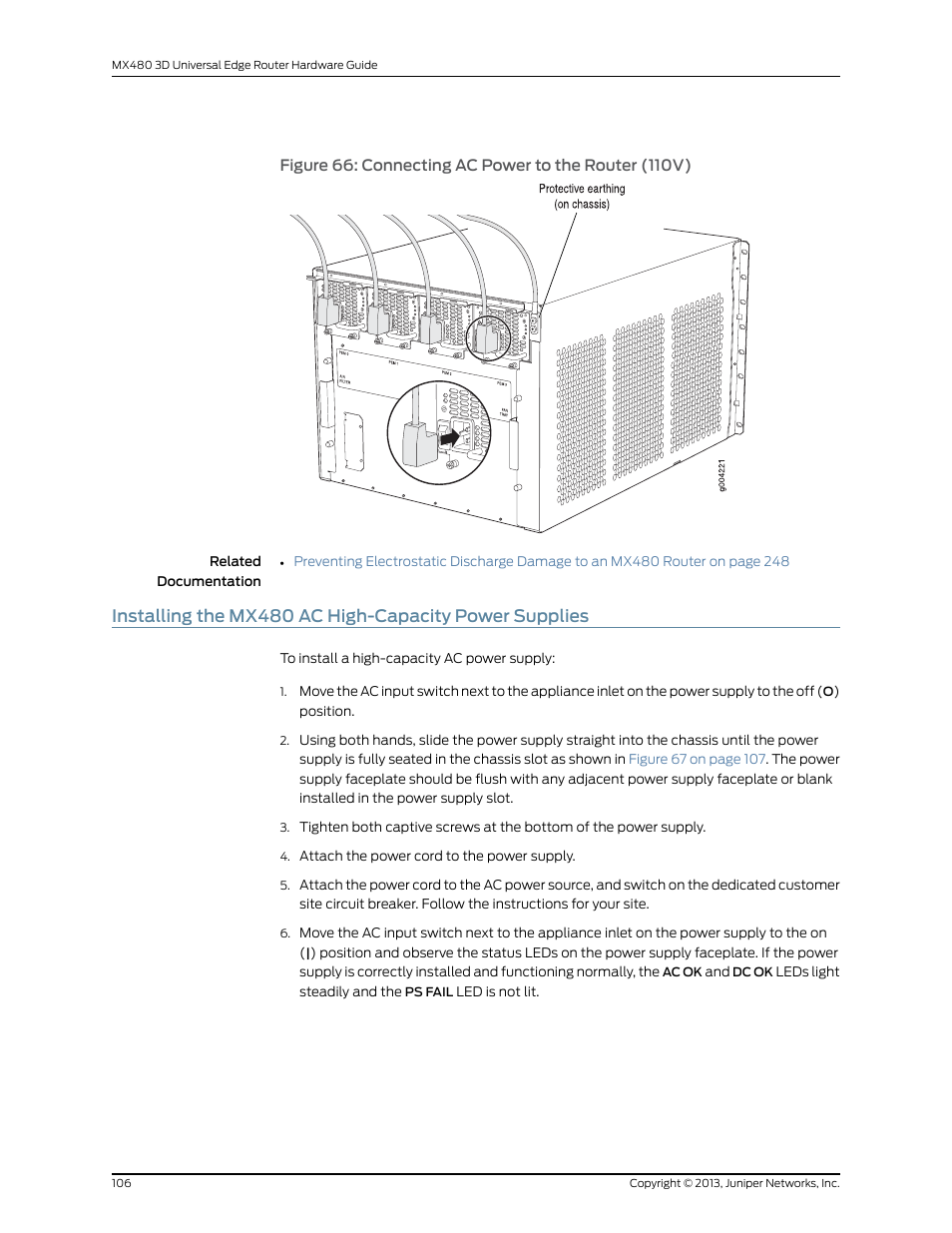 Juniper Networks MX480 User Manual | Page 130 / 366