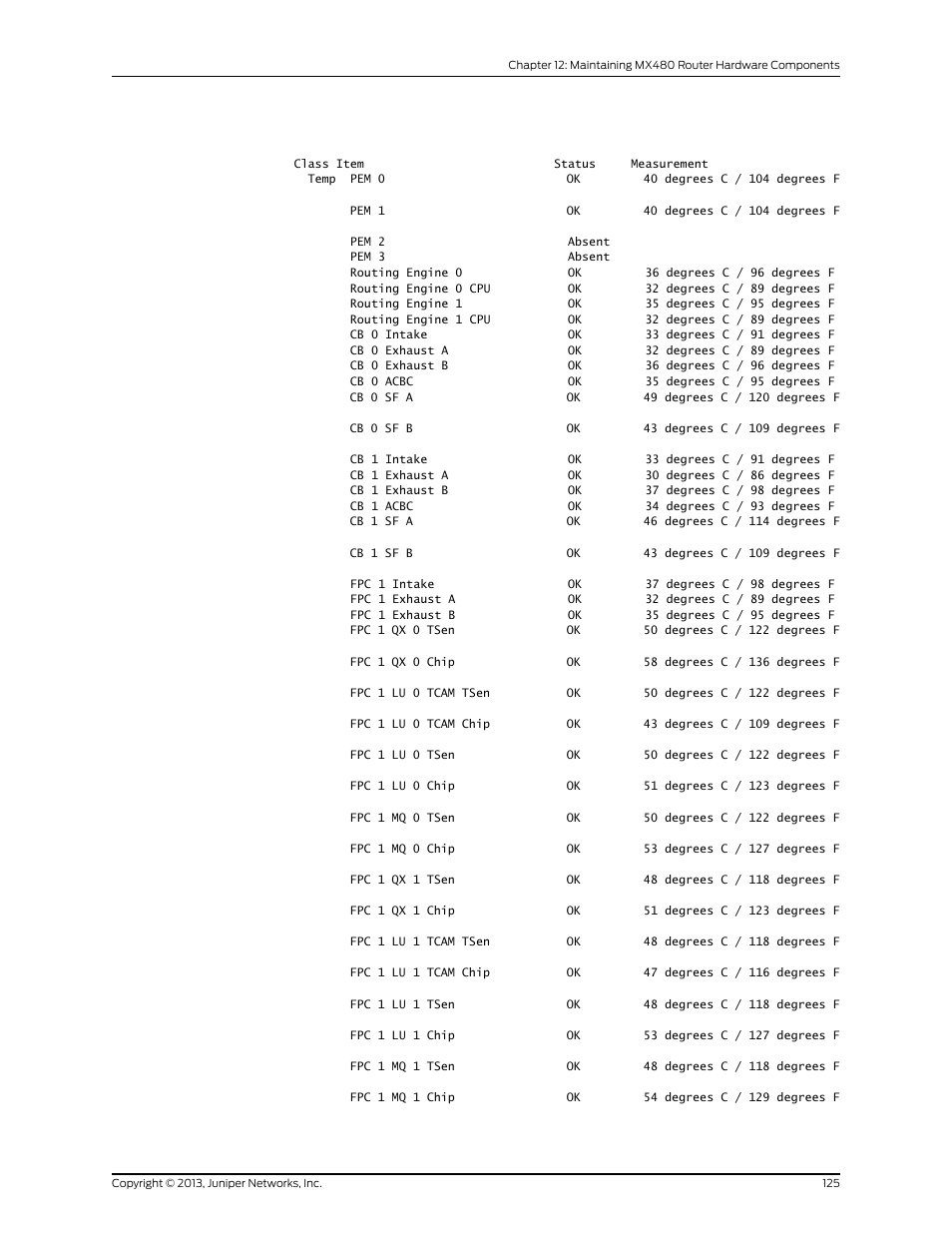 Juniper Networks MX480 User Manual | Page 149 / 366