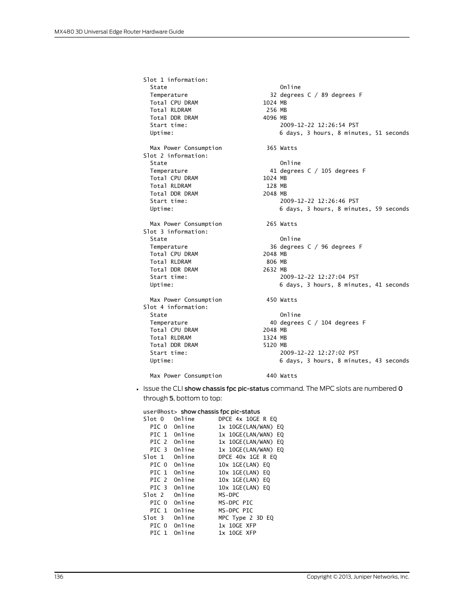 Juniper Networks MX480 User Manual | Page 160 / 366