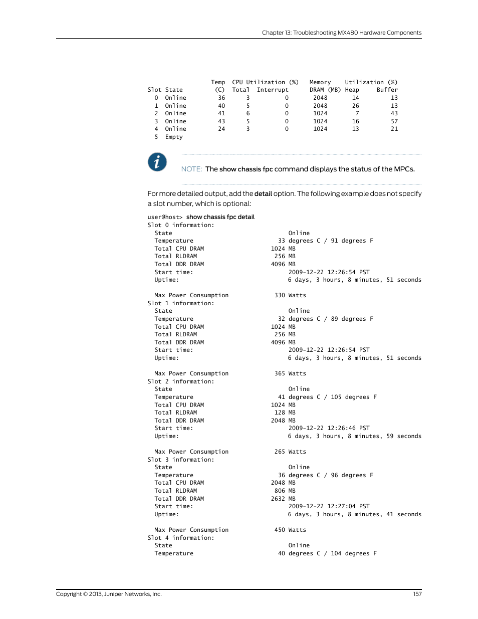 Juniper Networks MX480 User Manual | Page 181 / 366