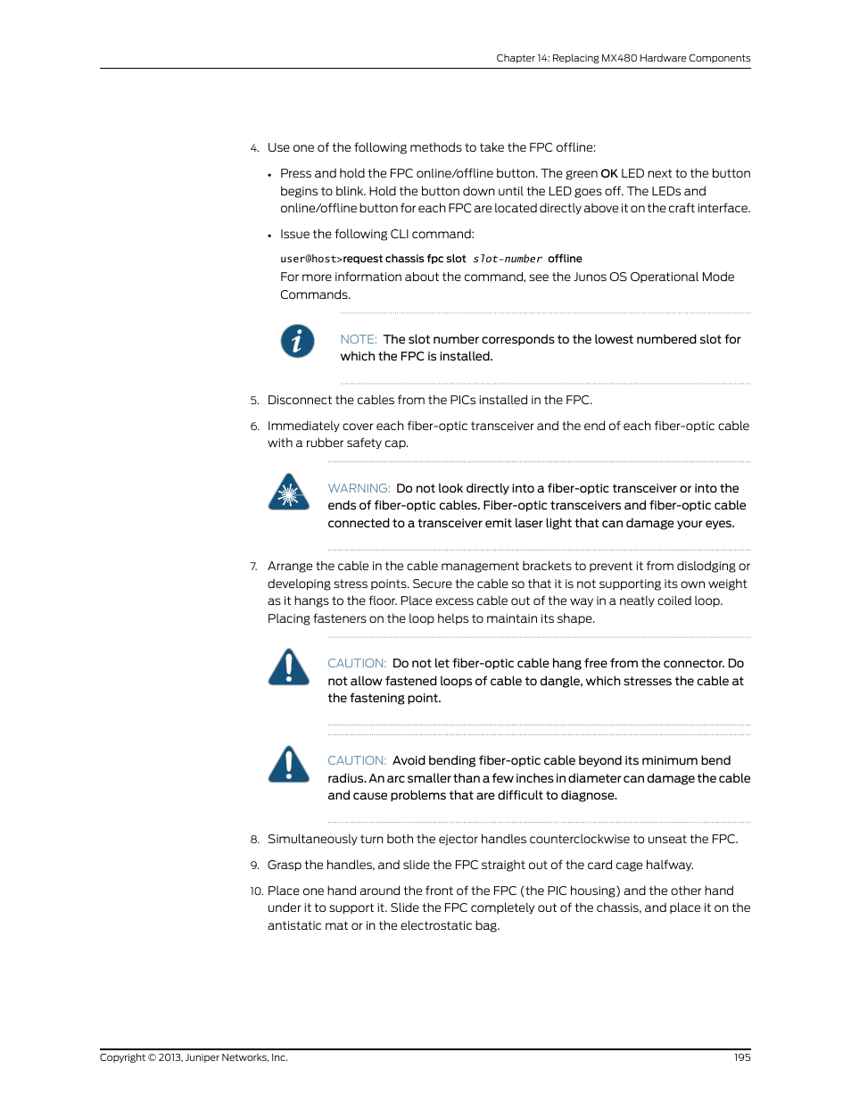 Juniper Networks MX480 User Manual | Page 219 / 366