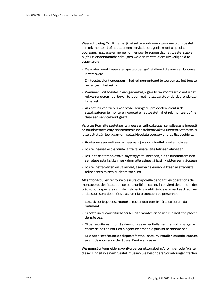 Juniper Networks MX480 User Manual | Page 276 / 366
