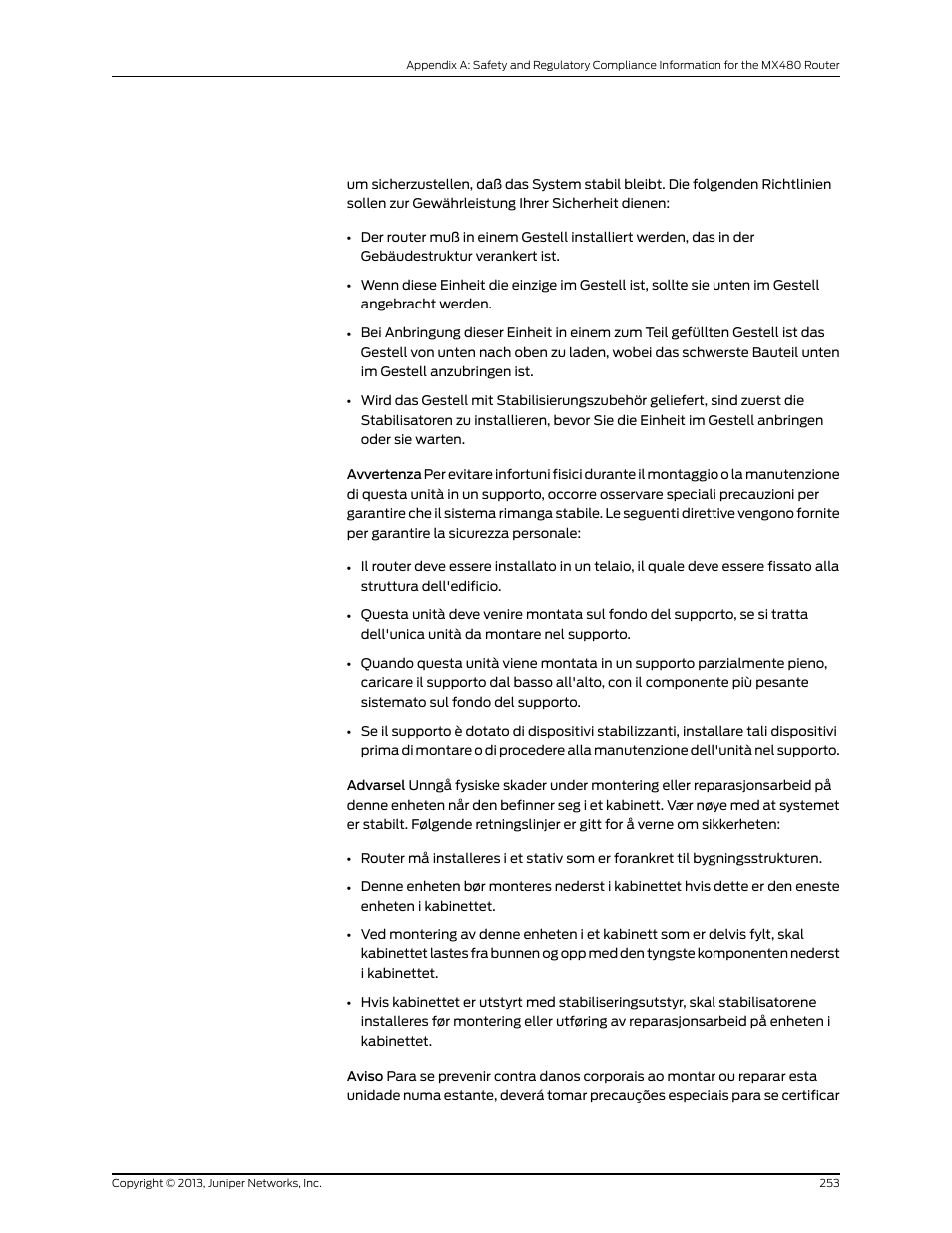 Juniper Networks MX480 User Manual | Page 277 / 366