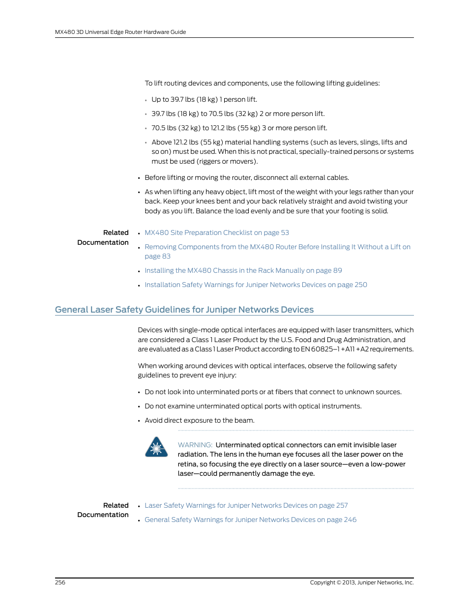 Juniper Networks MX480 User Manual | Page 280 / 366