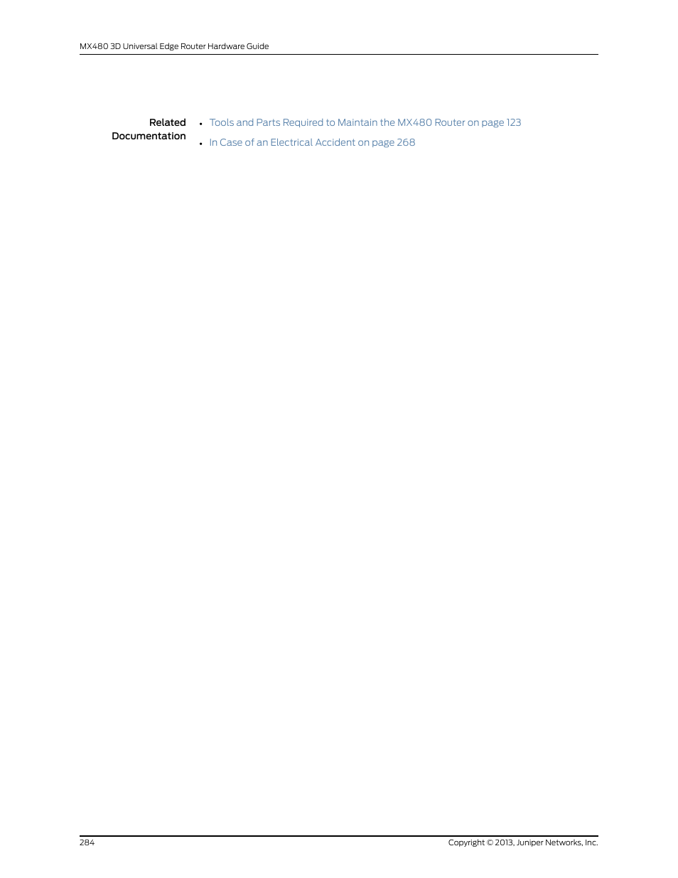Juniper Networks MX480 User Manual | Page 308 / 366