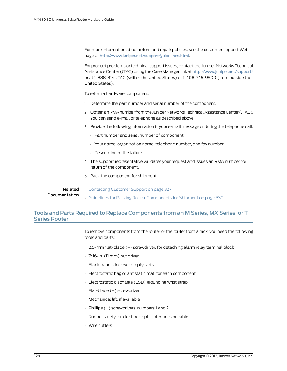 Or t series router | Juniper Networks MX480 User Manual | Page 352 / 366