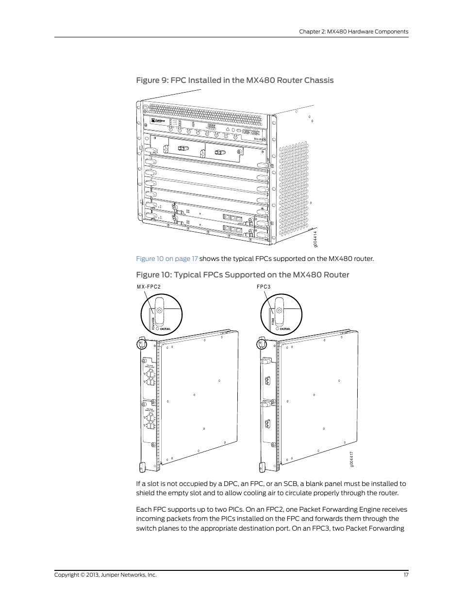 Figure 9 on, Fpc3 mx-fpc2 | Juniper Networks MX480 User Manual | Page 41 / 366