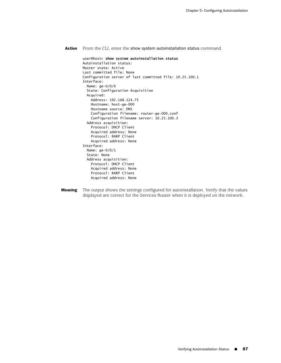 Juniper Networks J-Series User Manual | Page 109 / 332