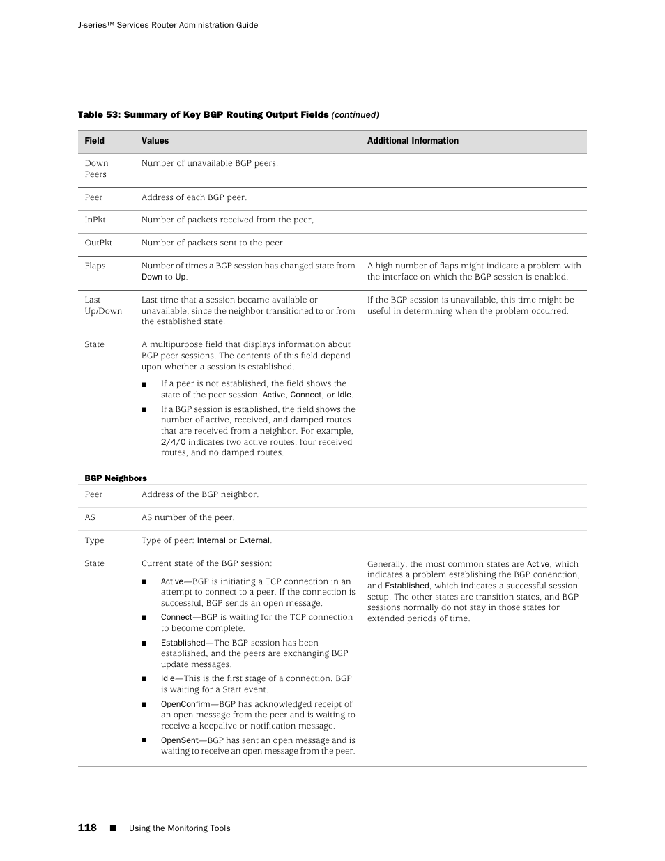 Juniper Networks J-Series User Manual | Page 140 / 332