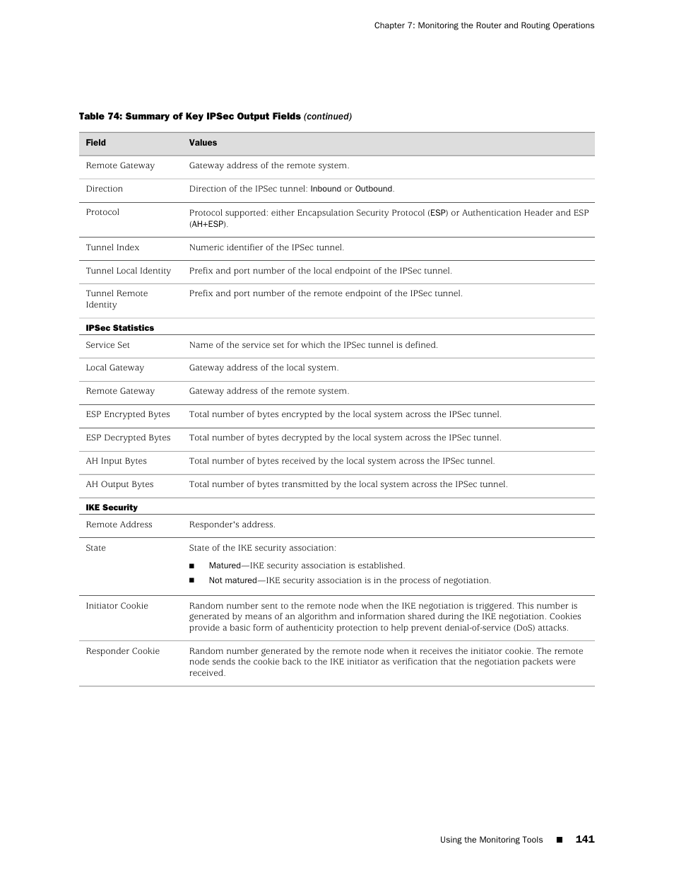 Juniper Networks J-Series User Manual | Page 163 / 332