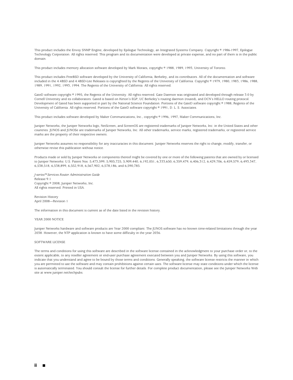 Juniper Networks J-Series User Manual | Page 2 / 332