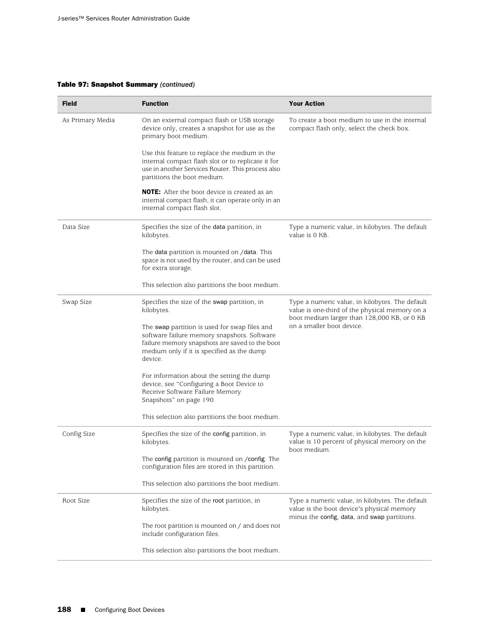 Juniper Networks J-Series User Manual | Page 210 / 332