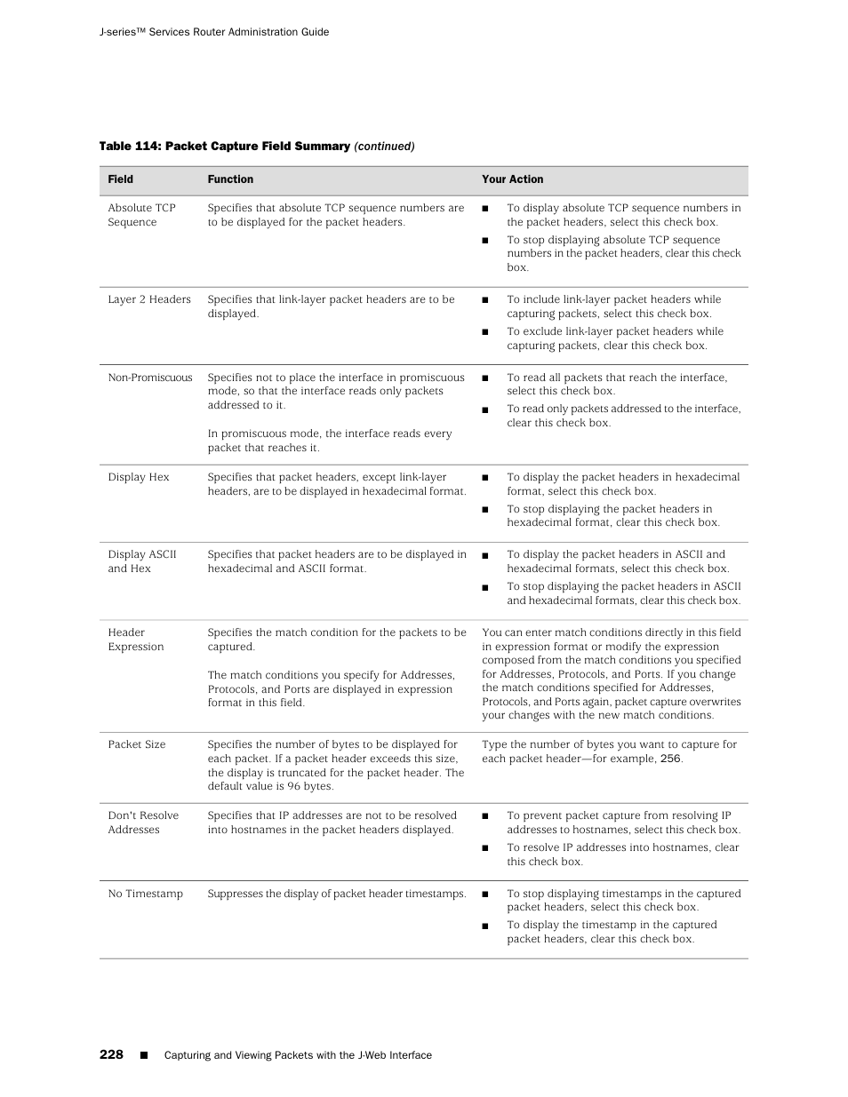 Juniper Networks J-Series User Manual | Page 250 / 332