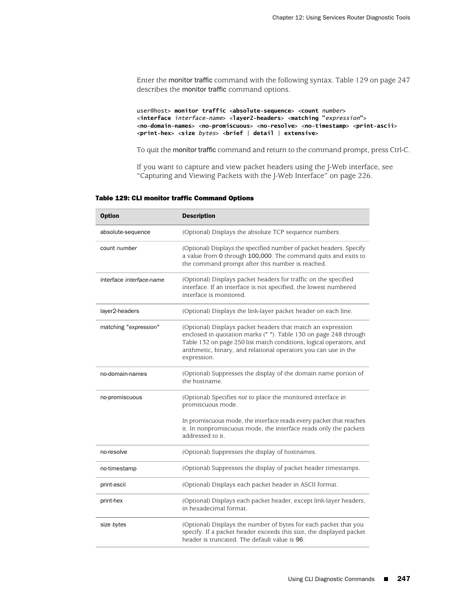 Juniper Networks J-Series User Manual | Page 269 / 332