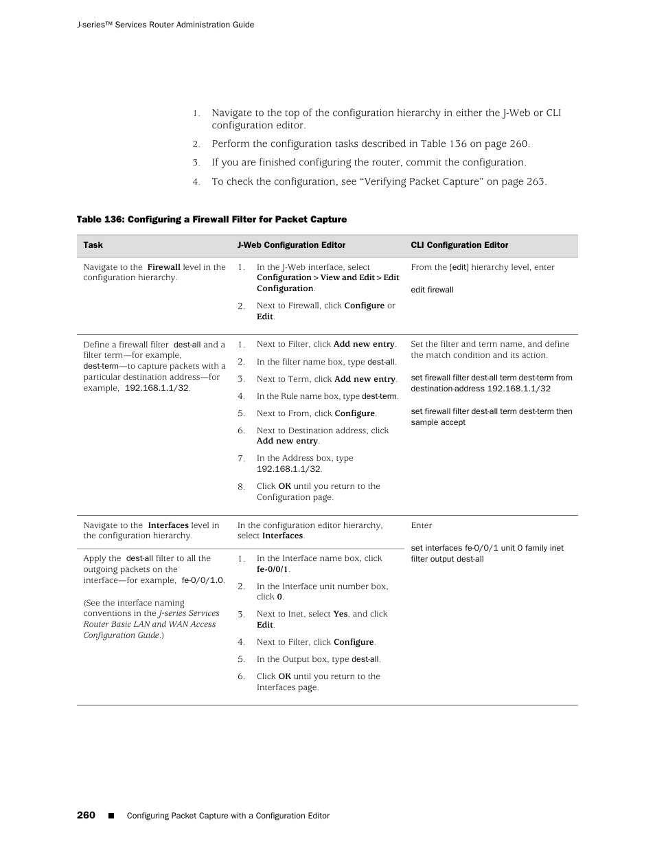 Juniper Networks J-Series User Manual | Page 282 / 332