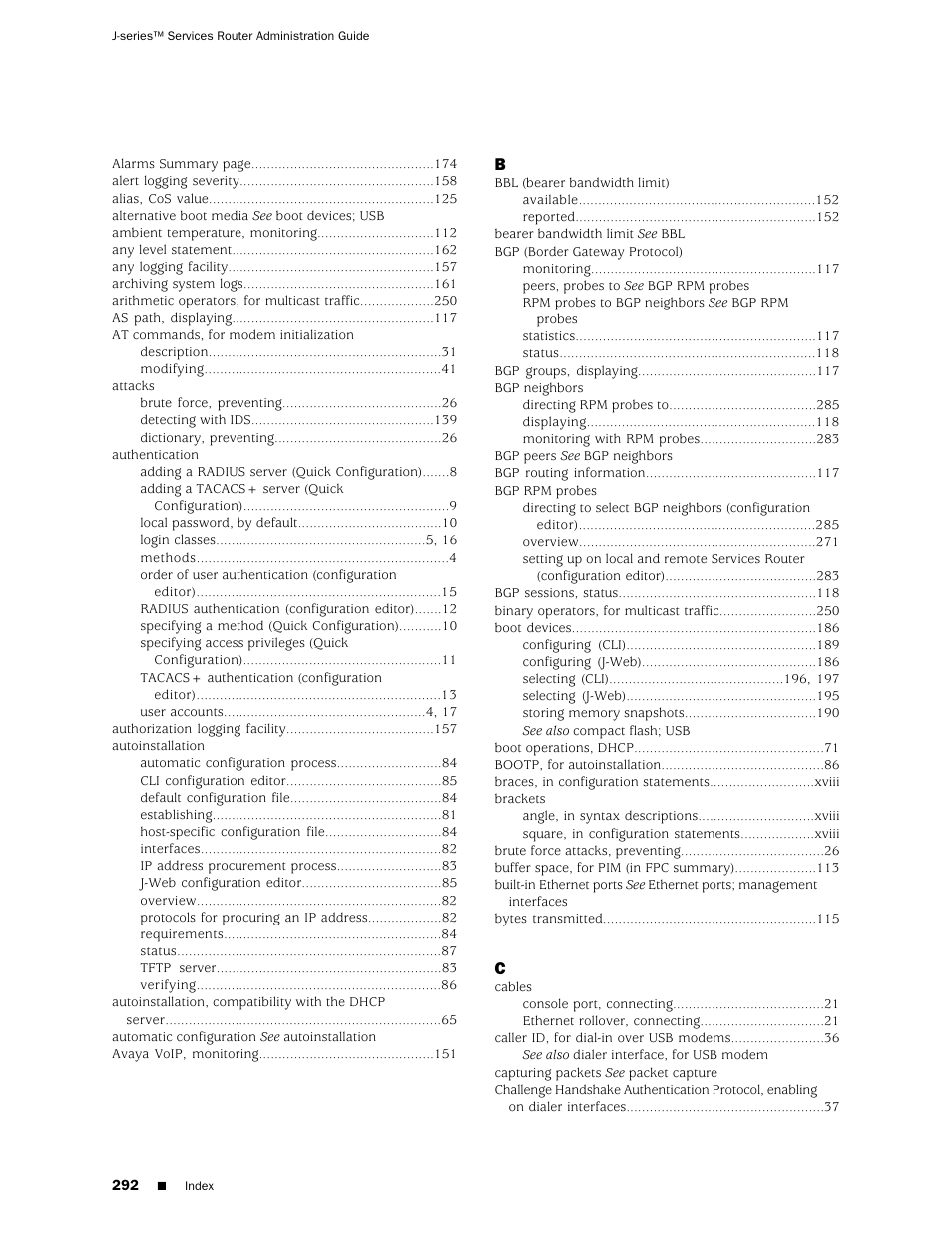 Juniper Networks J-Series User Manual | Page 314 / 332