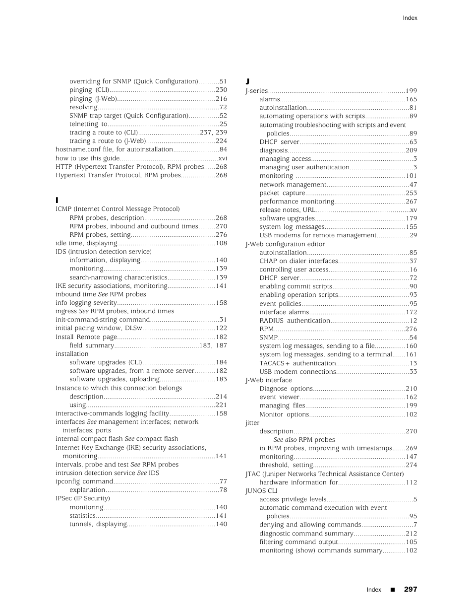 Juniper Networks J-Series User Manual | Page 319 / 332
