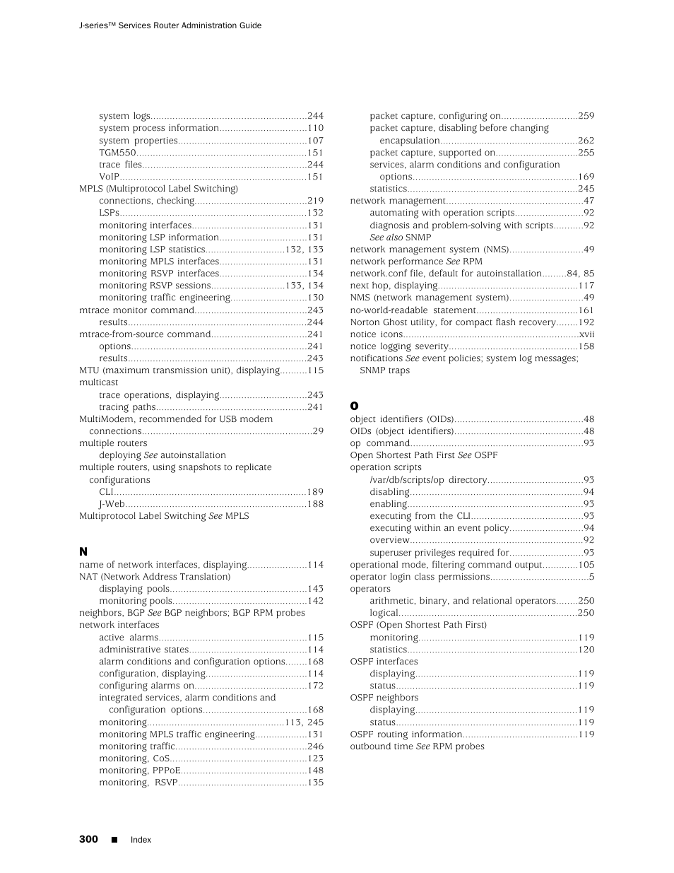 Juniper Networks J-Series User Manual | Page 322 / 332