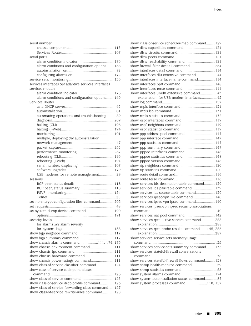 Juniper Networks J-Series User Manual | Page 327 / 332