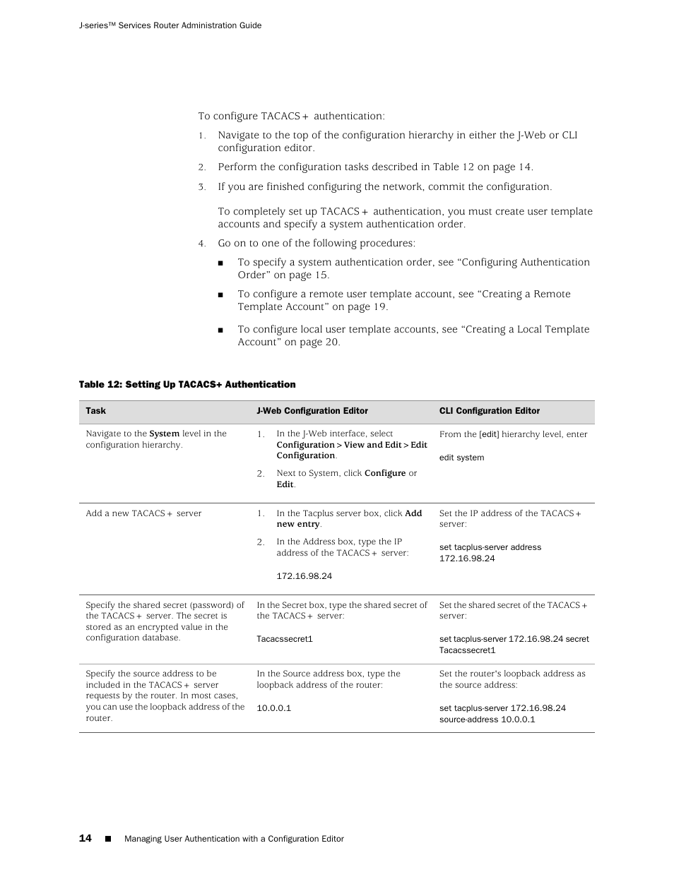 Juniper Networks J-Series User Manual | Page 36 / 332