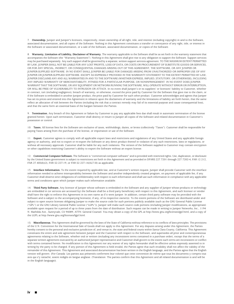 Juniper Networks J-Series User Manual | Page 4 / 332