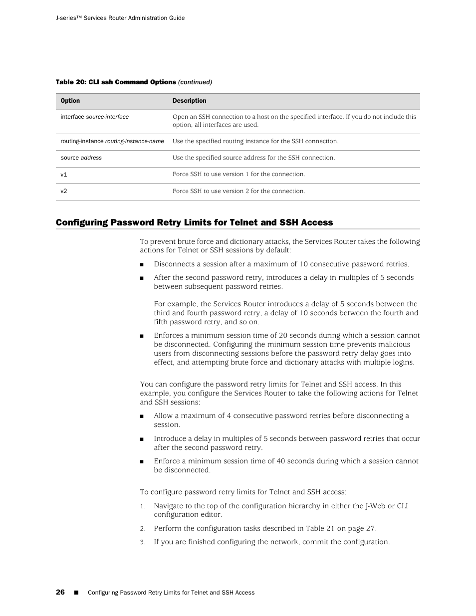 Juniper Networks J-Series User Manual | Page 48 / 332
